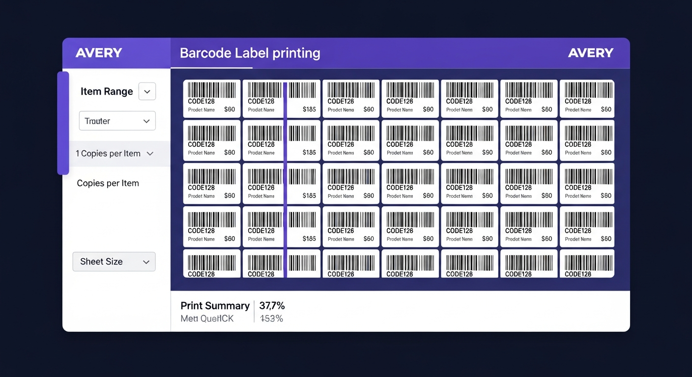 Barcode Label Printing